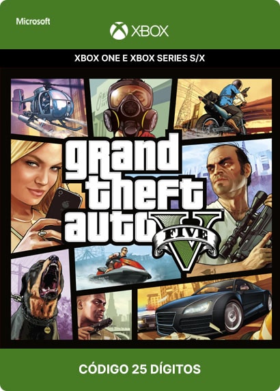 Grand Theft Auto V: Edição Premium - Xbox One - Cód 25 Digitos - Global  Cards