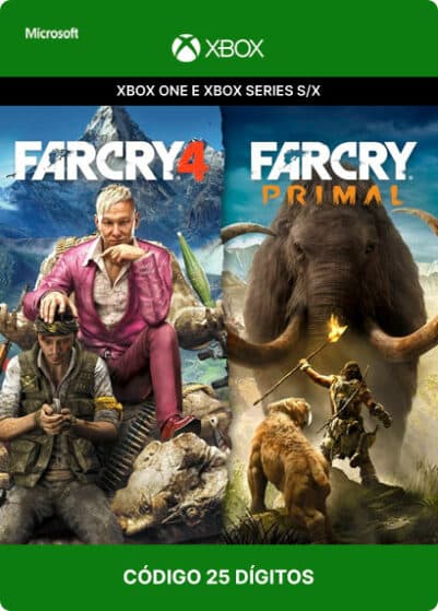 Far-Cry-4-+-Far-Cry-Primal-Xbox-One-Código-25-Dígitos