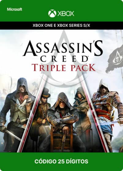 Assassin's-Creed-Triple-Pack-Xbox-One-Código-25-Dígitos