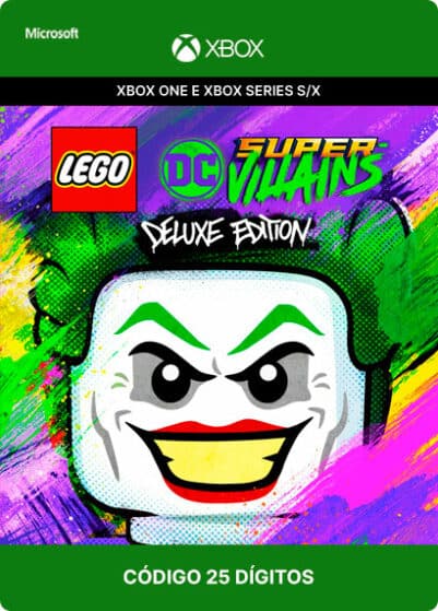 LEGO-DC-Super-Vilões-Deluxe-Xbox-One-Código-25-Dígitos