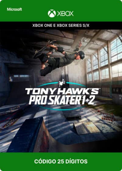 Tony-Hawk's-Pro-Skater-1-+-2-Xbox-One-Código-25-Dígitos