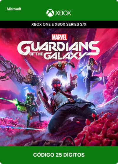 Guardiões-da-Galáxia-da-Marvel-Xbox-One-Código-25-Dígitos