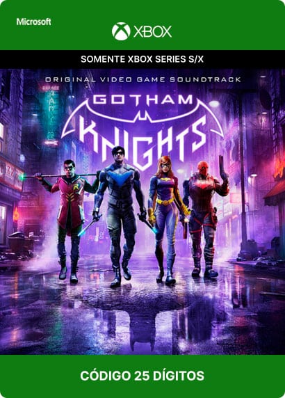 Gotham Knights Xbox Series S/X Código 25 Dígitos - MauroSPBR Games